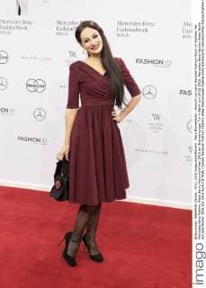 Mara Blumenblatt - Ankunft zur Lena Hoschek Fashion-Show im Rahmen der Mercedes-Benz Fashion Week Berlin Autumn Winter 2016 am Brandenburger Tor in Berlin am 19.01.2016. Mercedes-Benz Fashion Week Berlin Autumn Winter 2016