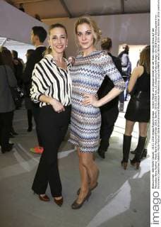 Kristin Meyer und Jessica Ginkel bei der Riani Fashion Show auf der Mercedes-Benz Fashion Week Berlin Autumn Winter 2016. Berlin, 19.01.2016 Foto:xS.xGabschx xFuturexImage