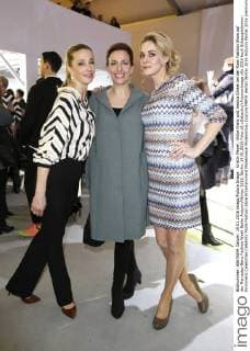 Kristin Meyer, Ulrike Frank und Jessica Ginkel bei der Riani Fashion Show auf der Mercedes-Benz Fashion Week Berlin Autumn Winter 2016. Berlin, 19.01.2016 Foto:xS.xGabschx xFuturexImage