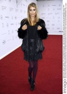 Cathy Hummels bei der Riani Fashion Show auf der Mercedes-Benz Fashion Week Berlin Autumn Winter 2016. Berlin, 19.01.2016 Foto:xS.xGabschx xFuturexImage