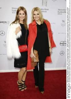 Mareile Höppner und Frauke Ludowig bei der Marc Cain Fashion Show auf der Mercedes-Benz Fashion Week Berlin Autumn Winter 2016. Berlin, 19.01.2016 Foto:xS.xGabschx xFuturexImage