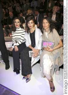 Nazan Eckes, Aylin Tezel und Jana Pallaske bei der Marc Cain Fashion Show auf der Mercedes-Benz Fashion Week Berlin Autumn Winter 2016. Berlin, 19.01.2016 Foto:xS.xGabschx xFuturexImage
