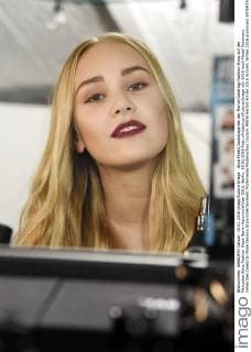Alica Preetz backstage bei der Marcel Ostertag Fashion Show auf der Mercedes-Benz Fashion Week Berlin Autumn Winter 2016. Berlin, 19.01.2016 Foto:xFredericx xFuturexImage