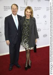 John B. Emerson mit Gattin Kimberly Emerson bei der Dorothee Schumacher Fashion Show auf der Mercedes-Benz Fashion Week Berlin Autumn Winter 2016. Berlin, 20.01.2016 Foto:xS.xGabschx xFuturexImage
