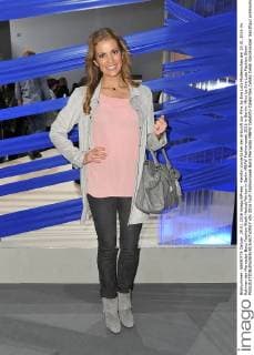 Kerstin Linnartz bei der Ankunft zur Minx by Eva Lutz Modenschau am 20.01.2016 im Rahmen der Mercedes-Benz Fashion Week Herbst Winter in Berlin MBFW Fashionweek 2016 in Berlin- Minx by Eva Lutz Fashion Show 