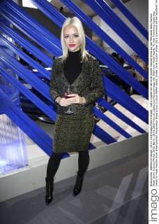 Cathy Lugner bei der Anja Gockel Fashion Show auf der Mercedes-Benz Fashion Week Berlin Autumn Winter 2016. Berlin, 20.01.2016 Foto:xS.xGabschx xFuturexImage