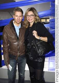 Maren Gilzer mit Freund Clemens Trischler bei der Anja Gockel Fashion Show auf der Mercedes-Benz Fashion Week Berlin Autumn Winter 2016. Berlin, 20.01.2016 Foto:xS.xGabschx xFuturexImage
