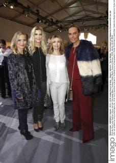Regina Halmich, Tanja Bülter, Tina Ruland und Natascha Ochsenknecht bei der Minx by Eva Lutz Fashion Show auf der Mercedes-Benz Fashion Week Berlin Autumn Winter 2016. Berlin, 20.01.2016 Foto:xS.xGabschx xFuturexImage