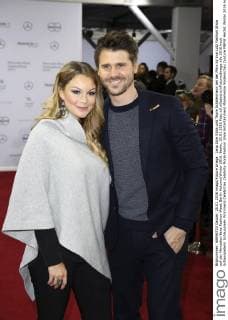 Jana Julie Kilka und Thore Schölermann bei der Minx by Eva Lutz Fashion Show auf der Mercedes-Benz Fashion Week Berlin Autumn Winter 2016. Berlin, 20.01.2016 Foto:xS.xGabschx xFuturexImage