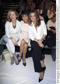 Bettina Cramer, Miriam Pielhau und Kim Fisher bei der Minx by Eva Lutz Fashion Show auf der Mercedes-Benz Fashion Week Berlin Autumn Winter 2016. Berlin, 20.01.2016 Foto:xS.xGabschx xFuturexImage