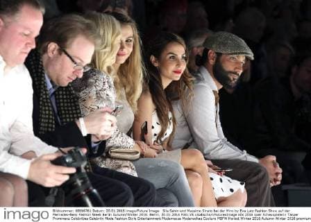 Sila Sahin und Massimo Sinato bei der Minx by Eva Lutz Fashion Show auf der Mercedes-Benz Fashion Week Berlin Autumn Winter 2016. Berlin, 20.01.2016 Foto:xS.xGabschx xFuturexImage