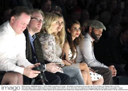 Sila Sahin und Massimo Sinato bei der Minx by Eva Lutz Fashion Show auf der Mercedes-Benz Fashion Week Berlin Autumn Winter 2016. Berlin, 20.01.2016 Foto:xS.xGabschx xFuturexImage