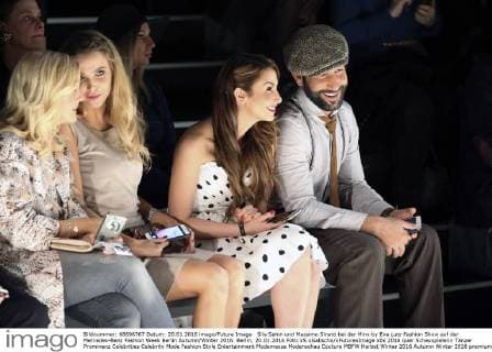 Sila Sahin und Massimo Sinato bei der Minx by Eva Lutz Fashion Show auf der Mercedes-Benz Fashion Week Berlin Autumn Winter 2016. Berlin, 20.01.2016 Foto:xS.xGabschx xFuturexImage