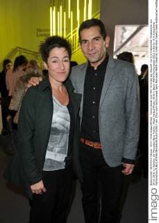 Dunja Hayali und Mitri Sirin bei der Ankunft zur G.M.Kretschmer Modenschau am 20.01.2016 im Rahmen der Mercedes-Benz Fashion Week Herbst Winter 2016 in Berlin MBFW Fashionweek 2016 in Berlin- G.M.Kretschmer Fashionshow 