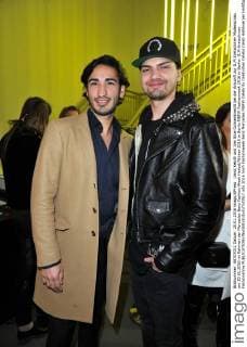 Umut Kekilli und Jimi Blue Ochsenknecht bei der Ankunft zur G.M.Kretschmer Modenschau am 20.01.2016 im Rahmen der Mercedes-Benz Fashion Week Herbst Winter 2016 in Berlin MBFW Fashionweek 2016 in Berlin- G.M.Kretschmer Fashionshow 
