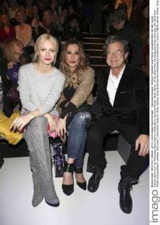 Franziska Knuppe, Simone Thomalla und Florian Langenscheidt bei der Laurel Fashion Show auf der Mercedes-Benz Fashion Week Berlin Autumn Winter 2016. Berlin, 20.01.2016 Foto:xS.xGabschx xFuturexImage