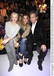 Franziska Knuppe, Simone Thomalla und Florian Langenscheidt bei der Laurel Fashion Show auf der Mercedes-Benz Fashion Week Berlin Autumn Winter 2016. Berlin, 20.01.2016 Foto:xS.xGabschx xFuturexImage