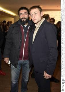 Numan Acar und Max Riemelt bei der Kilian Kerner Fashion Show auf der Mercedes-Benz Fashion Week Berlin Autumn Winter 2016. Berlin, 20.01.2016 Foto:xFredericx xFuturexImage