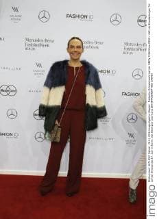 Natascha Ochsenknecht bei der MBFW 2016 Show MINX Zelt am Brandenburger Tor auf der Strasse des 17. Juni in Berlin.