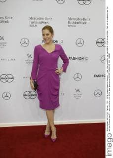 Julia Jule Goelsdorf bei der MBFW 2016 Show MINX Zelt am Brandenburger Tor auf der Strasse des 17. Juni in Berlin.
