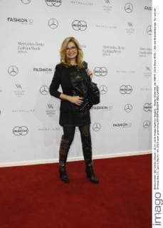 Maren Gilzer bei der MBFW 2016 Show MINX Zelt am Brandenburger Tor auf der Strasse des 17. Juni in Berlin.