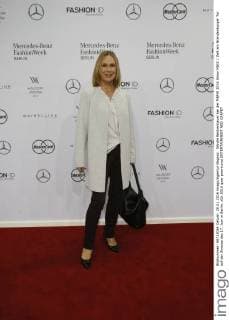 Sibylle Beckenbauer bei der MBFW 2016 Show MINX Zelt am Brandenburger Tor auf der Strasse des 17. Juni in Berlin.