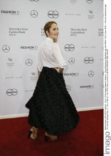 Elna Margret zu Bentheim bei der MBFW 2016 Show MINX Zelt am Brandenburger Tor auf der Strasse des 17. Juni in Berlin.