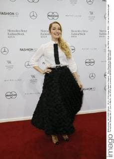 Elna Margret zu Bentheim bei der MBFW 2016 Show MINX Zelt am Brandenburger Tor auf der Strasse des 17. Juni in Berlin.