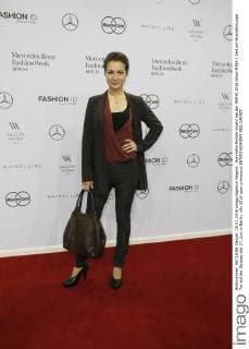 Henriette Richter-Hoehl bei der MBFW 2016 Show MINX Zelt am Brandenburger Tor auf der Strasse des 17. Juni in Berlin.