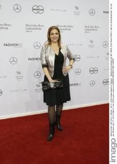 Rebecca Immanuel bei der MBFW 2016 Show MINX Zelt am Brandenburger Tor auf der Strasse des 17. Juni in Berlin.