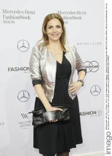 Rebecca Immanuel bei der MBFW 2016 Show MINX Zelt am Brandenburger Tor auf der Strasse des 17. Juni in Berlin.