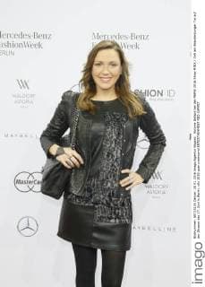 Simone Ballack bei der MBFW 2016 Show MINX Zelt am Brandenburger Tor auf der Strasse des 17. Juni in Berlin.