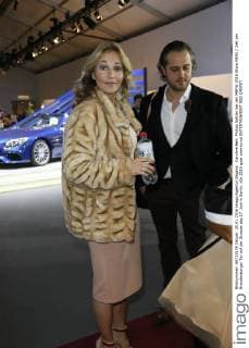Caroline Beil; Philipp Sattler bei der MBFW 2016 Show MINX Zelt am Brandenburger Tor auf der Strasse des 17. Juni in Berlin.