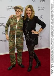 Rolf Scheider und Maren Gilzer - Ankunft zur Anja Gockel Fashion-Show im Rahmen der Mercedes-Benz Fashion Week Berlin Autumn Winter 2016 am Brandenburger Tor in Berlin am 19.01.2016. Mercedes-Benz Fashion Week Berlin Autumn Winter 2016