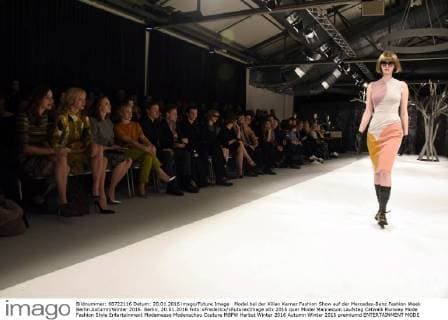 Model bei der Kilian Kerner Fashion Show auf der Mercedes-Benz Fashion Week Berlin Autumn Winter 2016. Berlin, 20.01.2016 Foto:xFredericx xFuturexImage
