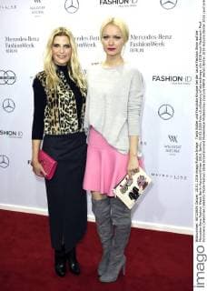 Tanja Bülter und Franziska Knuppe bei der Laurel Fashion Show auf der Mercedes-Benz Fashion Week Berlin Autumn Winter 2016. Berlin, 20.01.2016 Foto:xS.xGabschx xFuturexImage