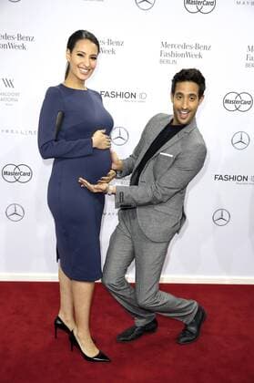 Dounia Slimani und Sami Slimani bei der Guido Maria Kretschmer Fashion Show auf der Mercedes-Benz Fashion Week Berlin Autumn Winter 2016. Berlin, 20.01.2016 Foto:xS.xGabschx xFuturexImage