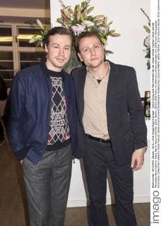 David Kross und Max Riemelt bei der Kilian Kerner Fashion Show auf der Mercedes-Benz Fashion Week Berlin Autumn Winter 2016. Berlin, 20.01.2016 Foto:xK.xWernerx xFuturexImage