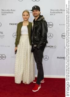 Cheyenne Savannah Ochsenknecht und Jimi Blue Ochsenknecht - Ankunft zur Guido Maria Kretschmer Fashion-Show im Rahmen der Mercedes-Benz Fashion Week Berlin Autumn Winter 2016 am Brandenburger Tor in Berlin am 19.01.2016. Mercedes-Benz Fashion Week Berlin Autumn Winter 2016