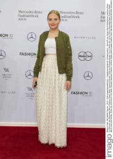 Cheyenne Savannah Ochsenknecht - Ankunft zur Guido Maria Kretschmer Fashion-Show im Rahmen der Mercedes-Benz Fashion Week Berlin Autumn Winter 2016 am Brandenburger Tor in Berlin am 19.01.2016. Mercedes-Benz Fashion Week Berlin Autumn Winter 2016