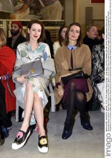 Julia Malik und Eva Padberg bei der Perret Schaad Fashion Show auf der Mercedes-Benz Fashion Week Berlin Autumn Winter 2016. Berlin, 21.01.2016 Foto:xFredericx xFuturexImage