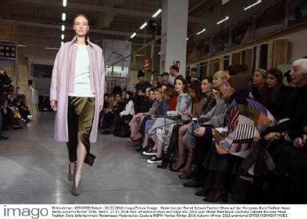Model bei der Perret Schaad Fashion Show auf der Mercedes-Benz Fashion Week Berlin Autumn Winter 2016. Berlin, 21.01.2016 Foto:xFredericx xFuturexImage