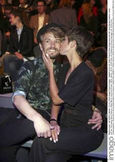 Isabell Horn mit ihrem Freund Jens Ackermann bei der Ewa Herzog Fashion Show auf der Mercedes-Benz Fashion Week Berlin Autumn Winter 2016. Berlin, 21.01.2016 Foto:xS.xGabschx xFuturexImage