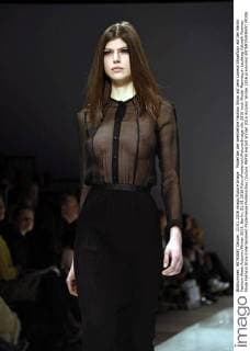 Model bei der seenbefore Fashion Show auf dem Lavera Showfloor auf der Berlin Fashion Week Autumn Winter 2016. Berlin, 21.01.2016 Foto:xFredericx xFuturexImage