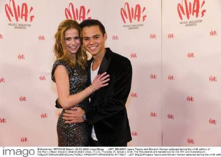 - LINT, BELGIUM: Laura Tesoro and Giovanni Kemper pictured during the ninth edition of the MIA s (Music Industry Award) award show, in Lint, Thursday 21 January 2016. The MIA awards are handed out by the VRT and Kunstenpunt.  JAMESxARTHURxGEKIERE 04778617