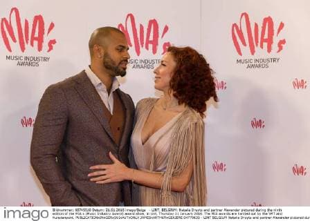 - LINT, BELGIUM: Natalia Druyts and partner Alexander pictured during the ninth edition of the MIA s (Music Industry Award) award show, in Lint, Thursday 21 January 2016. The MIA awards are handed out by the VRT and Kunstenpunt.  JAMESxARTHURxGEKIERE 04778630