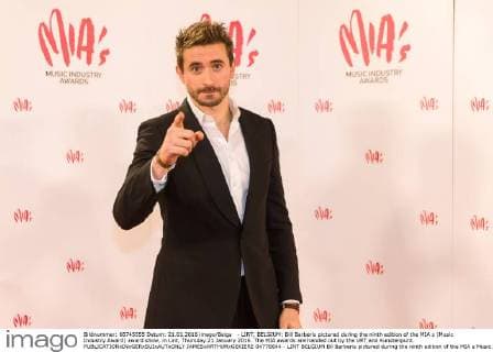 - LINT, BELGIUM: Bill Barberis pictured during the ninth edition of the MIA s (Music Industry Award) award show, in Lint, Thursday 21 January 2016. The MIA awards are handed out by the VRT and Kunstenpunt.  JAMESxARTHURxGEKIERE 04778644
