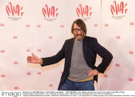 - LINT, BELGIUM: Wim Willaert pictured during the ninth edition of the MIA s (Music Industry Award) award show, in Lint, Thursday 21 January 2016. The MIA awards are handed out by the VRT and Kunstenpunt.  JAMESxARTHURxGEKIERE 04778655