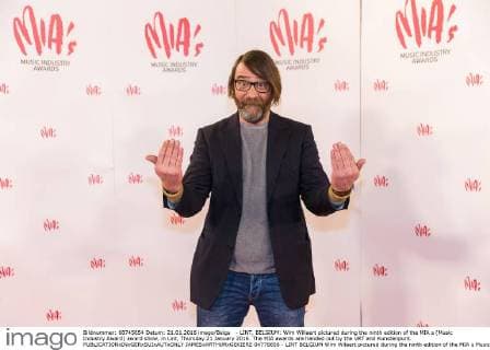 - LINT, BELGIUM: Wim Willaert pictured during the ninth edition of the MIA s (Music Industry Award) award show, in Lint, Thursday 21 January 2016. The MIA awards are handed out by the VRT and Kunstenpunt.  JAMESxARTHURxGEKIERE 04778656