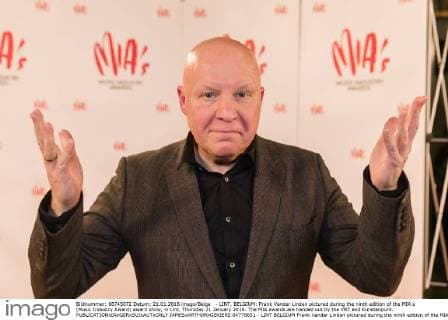 - LINT, BELGIUM: Frank Vander Linden pictured during the ninth edition of the MIA s (Music Industry Award) award show, in Lint, Thursday 21 January 2016. The MIA awards are handed out by the VRT and Kunstenpunt.  JAMESxARTHURxGEKIERE 04778651